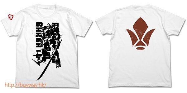 機動戰士高達系列 : 日版 (大碼)「巴巴托司」鐵血的孤兒 白色 T-Shirt