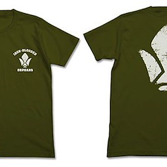 機動戰士高達系列 : 日版 (加大)「鐵華團」鐵血的孤兒 墨綠色 T-Shirt