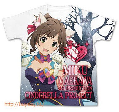 偶像大師 灰姑娘女孩 (大碼)「前川未來」My First Star!! 全彩 T-Shirt My First Star!! Miku Maekawa Full Graphic T-Shirt - L【The Idolm@ster Cinderella Girls】