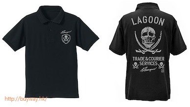 黑礁 (加大) Lagoon Company Polo Shirt 黑色 Lagoon Company Polo Shirt / BLACK - XL【Black Lagoon】