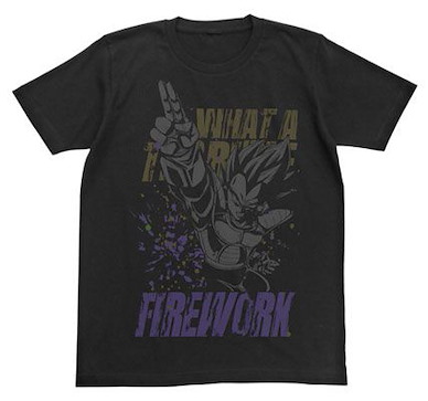 龍珠 (細碼)「What A Horrible Firework」黑色 T-Shirt What A Horrible Firework T-Shirt / BLACK - S【Dragon Ball】