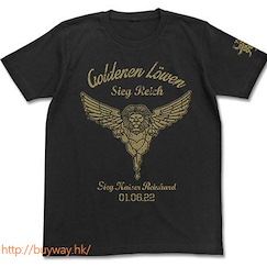 銀河英雄傳說 : 日版 (中碼) Galactic Empire Goldenen Lowen T-Shirt 黑色