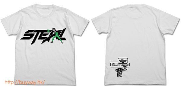 為美好的世界獻上祝福！ : 日版 (中碼) "STEAL" T-Shirt 白色