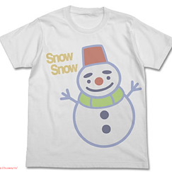 花牌情緣 (加大)「雪人丸」白色 T-Shirt Shinobu's Snow Maru T-shirt / WHITE - XL【Chihayafuru】