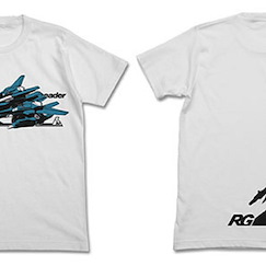 機動戰士高達系列 (加大) ReZEL WR 白色 T-Shirt ReZEL WR T-Shirt / WHITE - XL【Mobile Suit Gundam Series】