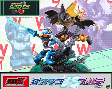 洛克人系列 Game Characters Collection DX「洛克人 + 佛魯迪」Ver.1.5 Game Characters Collection DX Mega Man Battle Network Mega Man vs Bass Ver.1.5 Complete Figure【Mega Man Series】
