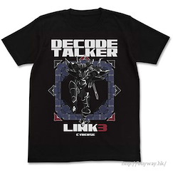 遊戲王 系列 : 日版 (加大)「Decode Talker」黑色 T-Shirt