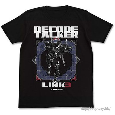 遊戲王 系列 (細碼)「Decode Talker」黑色 T-Shirt Decode Talker T-Shirt / BLACK-S【Yu-Gi-Oh!】