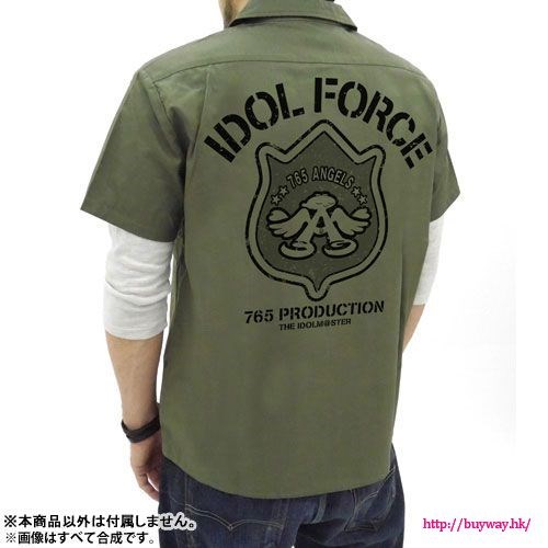 偶像大師 百萬人演唱會！ : 日版 (中碼)「第765部隊」墨綠色 工作襯衫