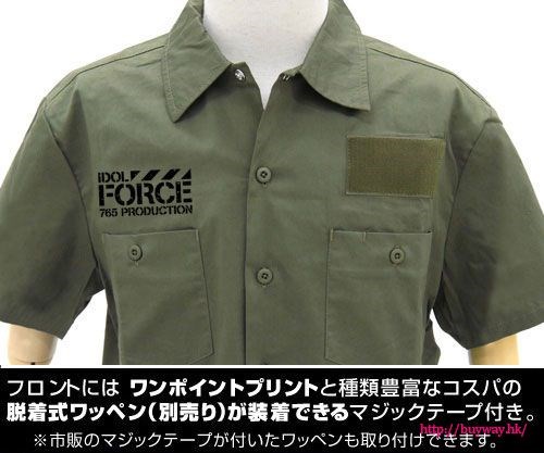 偶像大師 百萬人演唱會！ : 日版 (中碼)「第765部隊」墨綠色 工作襯衫