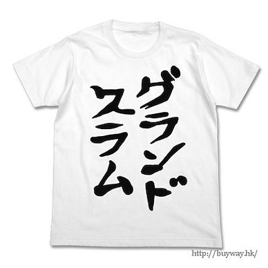 偶像大師 灰姑娘女孩 (中碼)「雙葉杏」グランドスラム 白色 T-Shirt Anzu Futaba's Grand Slam T-Shirt / WHITE-M【The Idolm@ster Cinderella Girls】