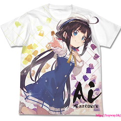 龍王的工作！ (細碼)「雛鶴愛」白色 全彩 T-Shirt Ai Hinatsuru Full Graphic T-Shirt / WHITE-S【Ryuoh no Oshigoto!】