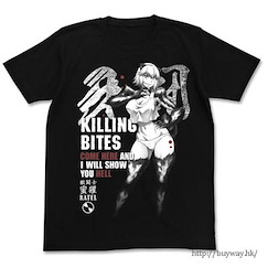 牙鬥獸娘 (加大)「宇崎瞳」黑色 T-Shirt Honey Badger T-Shirt / BLACK-XL【Killing Bites】