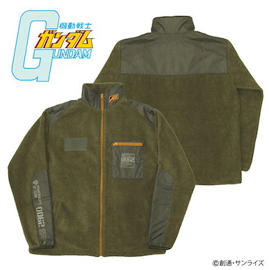 機動戰士高達系列 (加大)「自護公國軍」抓絨 外套 Principality Of Zeon Design Fleece Jacket-XL【Mobile Suit Gundam Series】
