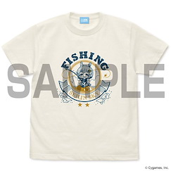 賽馬娘Pretty Derby (加大)「星雲天空」FISHING 香草白 T-Shirt Seiun Sky Fishing-loving T-Shirt /VANILLA WHITE-XL【Uma Musume Pretty Derby】