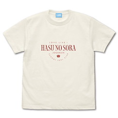 蓮之空女學院學園偶像俱樂部 (大碼)「蓮之空女學院」香草白 T-Shirt Hasunosora Girls' High School T-Shirt /VANILLA WHITE-L【Hasunosora Jogakuin School Idol Club】