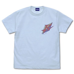 遊戲王 系列 : 日版 (大碼)「諸神黃昏隊」遊戲王5D's 淺藍色 T-Shirt