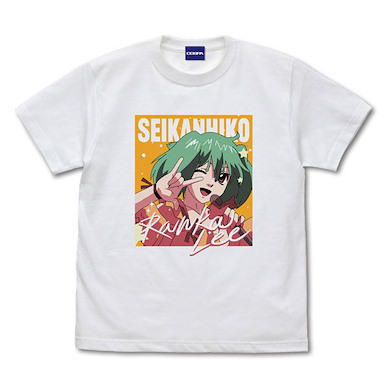 超時空要塞 (加大)「星間飛行」蘭花·李 單曲 白色 T-Shirt Seikan Hikou Full Color T-Shirt /WHITE-XL【Macross】