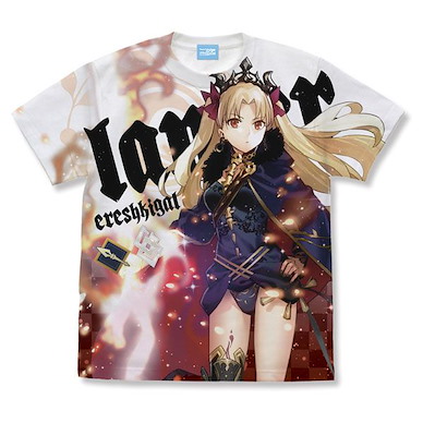 Fate系列 (中碼)「Lancer (埃列什基伽勒 (冥界女神) )」彩色圖案 T-Shirt白色 Lancer/Ereshkigal Full Graphic T-Shirt /WHITE-M【Fate Series】