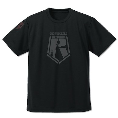 裝甲騎兵 (中碼)「紅肩隊」吸汗快乾 黑色 T-Shirt Red Shoulder Dry T-Shirt /BLACK-M【Armored Trooper Votoms】