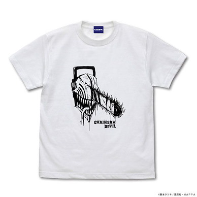 鏈鋸人 (加大)「鏈鋸人」白色 T-Shirt Chainsaw Man T-Shirt /WHITE-XL【Chainsaw Man】