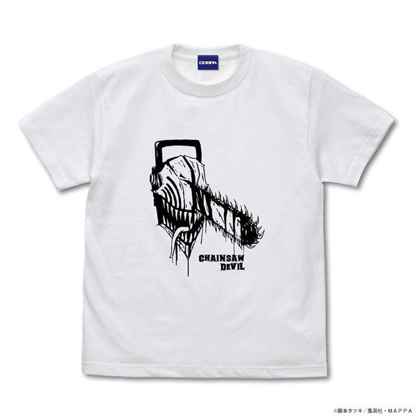 鏈鋸人 : 日版 (中碼)「鏈鋸人」白色 T-Shirt