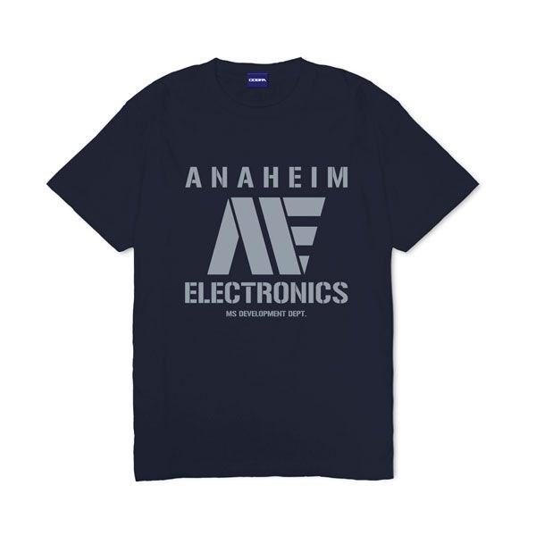 機動戰士高達系列 : 日版 (大碼)「阿納海姆電子」深藍色 厚綿 T-Shirt