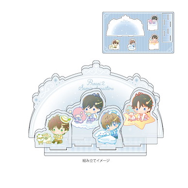 SQ 「QUELL」Sanrio 系列 豪華亞克力背景企牌 Premium Acrylic Diorama Plate x Sanrio Characters 04 QUELL (Mini Character Illustration)【SQ】