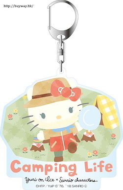 勇利!!! on ICE 「Hello Kitty」Camping Life 匙扣 Yuri on Ice×Sanrio characters Deka Key Chain Hello Kitty Camp Ver.【Yuri on Ice】