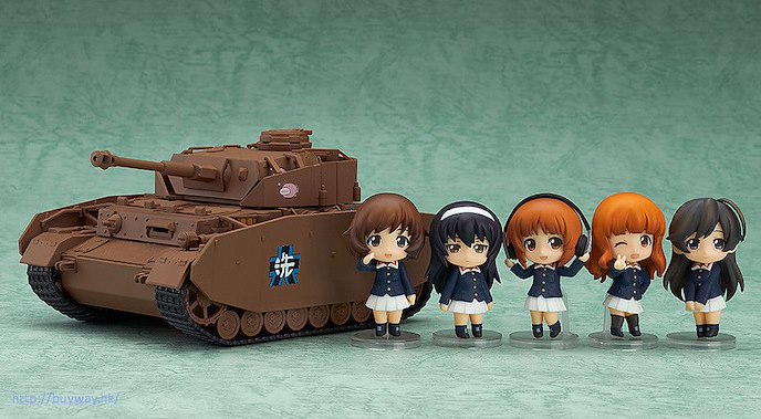 少女與戰車 : 日版 「IV 號戰車 D 型改」(H型規格) Q版 黏土人