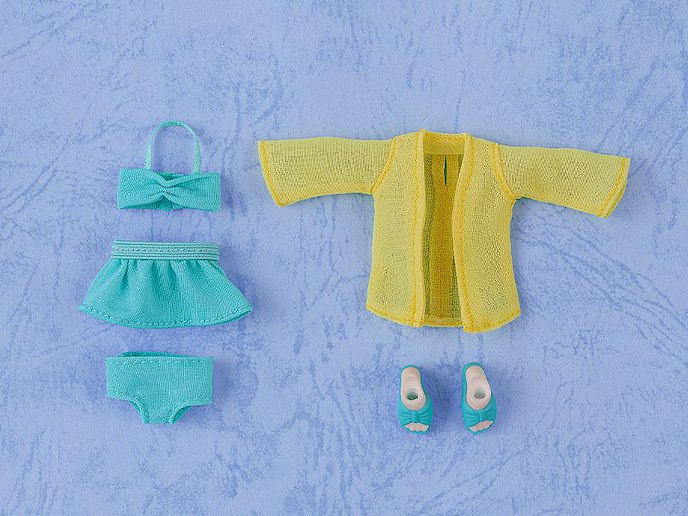 日版 黏土娃 服裝套組 泳裝：Girl 亮藍色