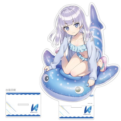 洶湧海豚 「詩妮」水著 特大 亞克力企牌 Extra Large Acrylic Stand Schnee=Weissberg (Swimwear)【Dolphin Wave】