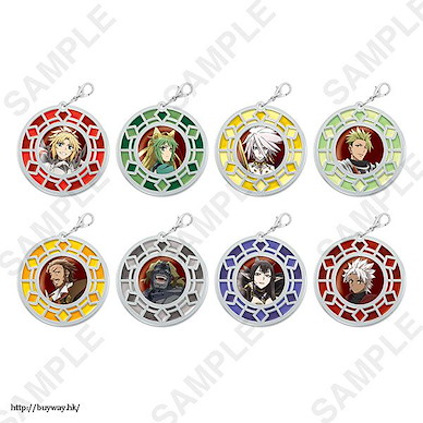 Fate系列 玻璃色彩金屬掛飾 Ver. Red (8 個入) Clear Stained Charm Collection Ver. Red (8 Pieces)【Fate Series】