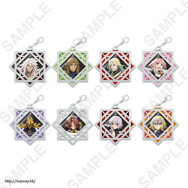 Fate系列 玻璃色彩金屬掛飾 Ver. Black (8 個入) Clear Stained Charm Collection Ver. Black (8 Pieces)【Fate Series】