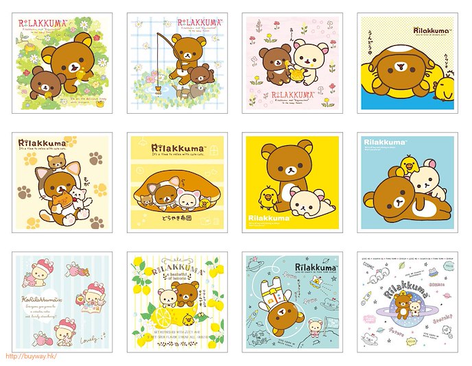 鬆弛熊 : 日版 悠閒收藏貼紙 (20 包 100 枚入)