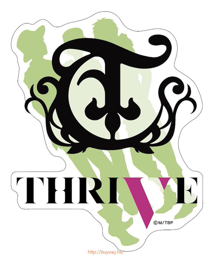 B-PROJECT : 日版 (5 枚入)「THRIVE 標誌」定形裁切 貼紙