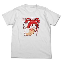冰菓 (古籍研究社系列) (大碼) 千反田愛瑠 白色 T-Shirt T-Shirt Chitandael White【Hyoka】(Size: Large)