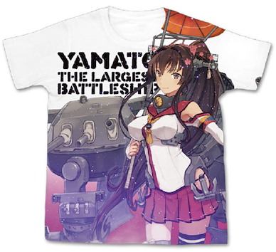 艦隊 Collection -艦Colle- (加大)「大和」艦娘 白色 T-Shirt Yamato White T-Shirt【Kantai Collection -KanColle-】(Size: XLarge)