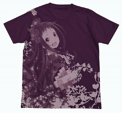 花舞少女 (細碼) 笹目夜彌 紫色 T-Shirt T-Shirt Sasame Yaya Mat Purple【Hanayamata】(Size: Small)