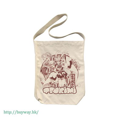 白貓Project 「月見」米白 肩提袋 Tabi no Dangouri Tsukimi Shoulder Tote Bag / Natural【White Cat Project】