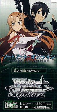 刀劍神域系列 Weiss Schwarz WS 擴充包 遊戲咭 (原盒購入特典：PR 咭) Weiss Schwarz Booster Pack【Sword Art Online Series】