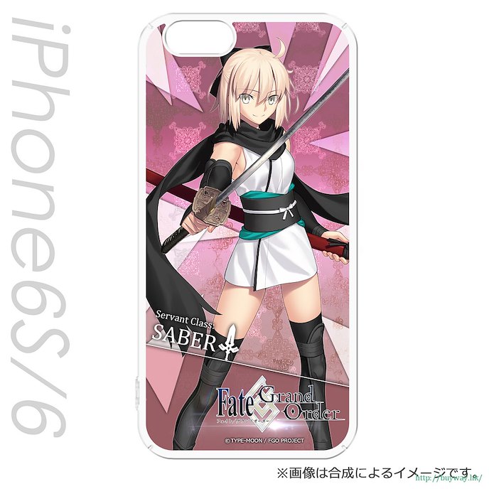 Fate系列 : 日版 「Sakura Saber (Okita Souji 沖田總司)」iPhone6s/6 手機殼