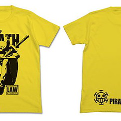 海賊王 : 日版 (大碼)「羅」黃色 T-Shirt