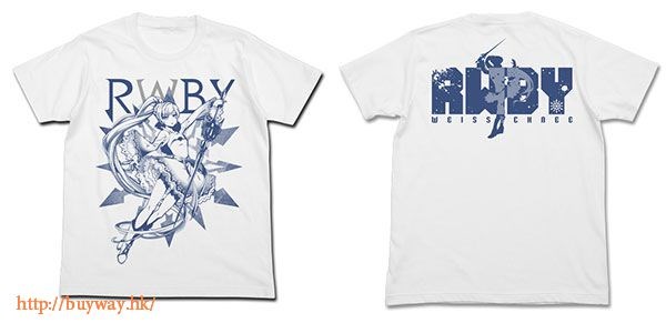 RWBY : 日版 (細碼)「懷絲·雪倪」T-Shirt 白色