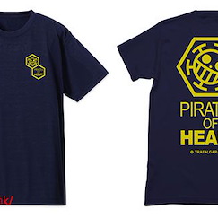 海賊王 : 日版 (中碼) "Pirates of Heart" 吸汗快乾 黑色 T-Shirt