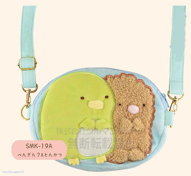 角落生物 「企鵝 + 炸豬排」手機袋 Smartphone Bag Penguin & Tonkatsu SMK-19A【Sumikko Gurashi】