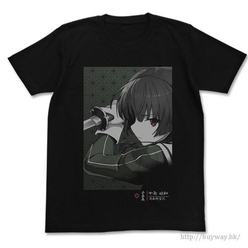 刀使之巫女 : 日版 (中碼)「十條姬和」黑色 T-Shirt