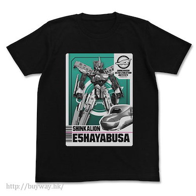 新幹線變形機器人Shinkalion (加大)「新幹線 E5 隼號」黑色 T-Shirt E5 Hayabusa T-Shirt / BLACK-XL【Shinkansen Henkei Robo Shinkalion】