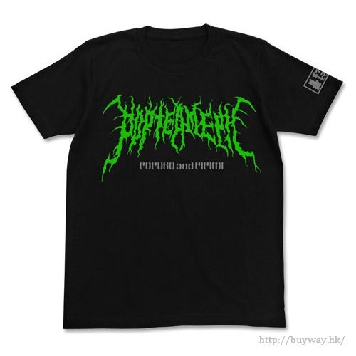 Pop Team Epic : 日版 (大碼)「DEATHMETAL」黑色 T-Shirt
