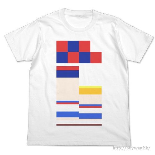 Pop Team Epic : 日版 (細碼) 全彩 白色 T-Shirt